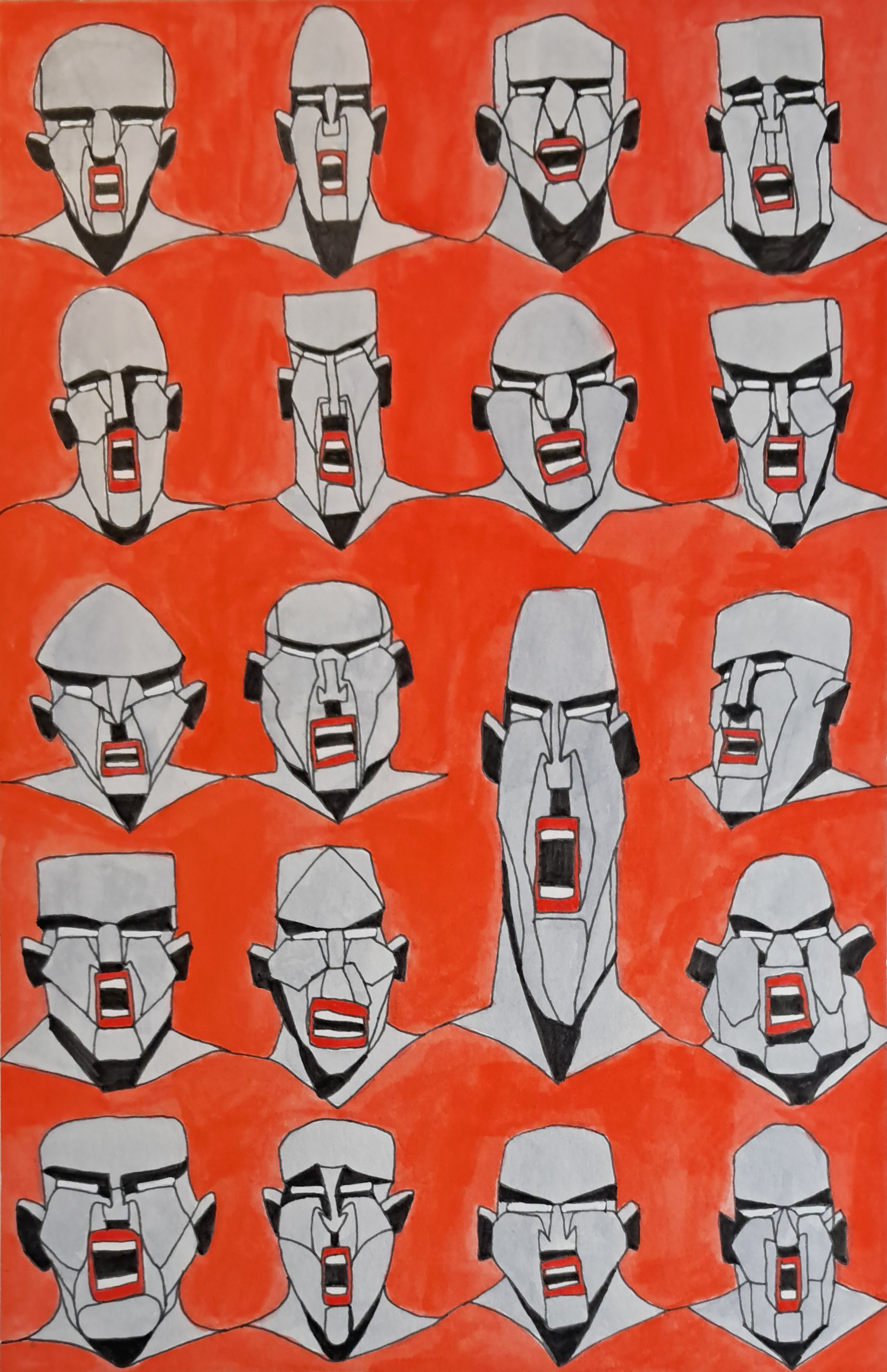 ANGRY FACES ANALÓGICO